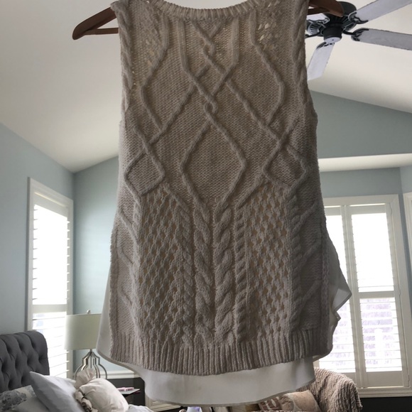 Anthropologie sleeveless sweater top - Picture 5 of 7